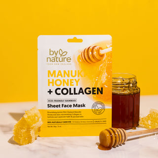 Manuka Honey + Collagen Sheet Face Mask