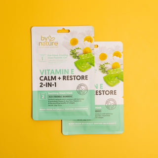 Vitamin E 2-in-1 Face Sheet Mask