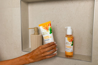 By Nature Vitamin C + Collagen Cream Cleanser and Vitamin C + Turmeric Gel Cleanser comparison