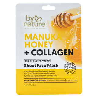 Manuka Honey + Collagen Sheet Face Mask