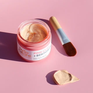 Brightening Clay Mask with Pink Clay + Witch Hazel + Kawakawa Extract